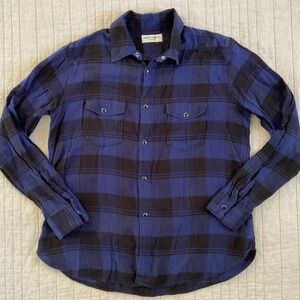 Saint Laurent Buffalo Check Flannel Shirt